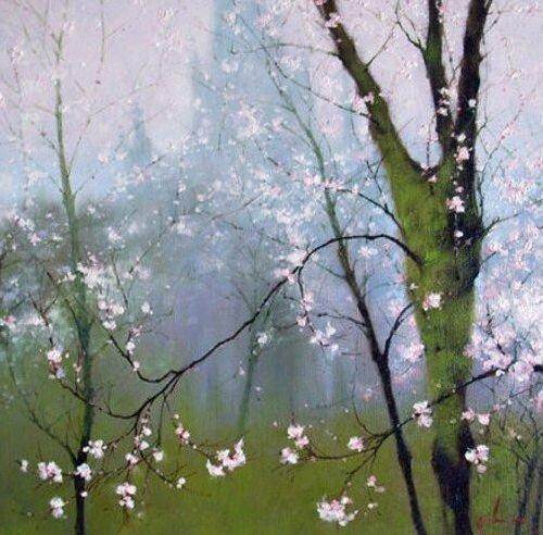 Misty Blossoms